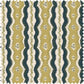 Kent Street Fabric Fabric in Ochre/Blue