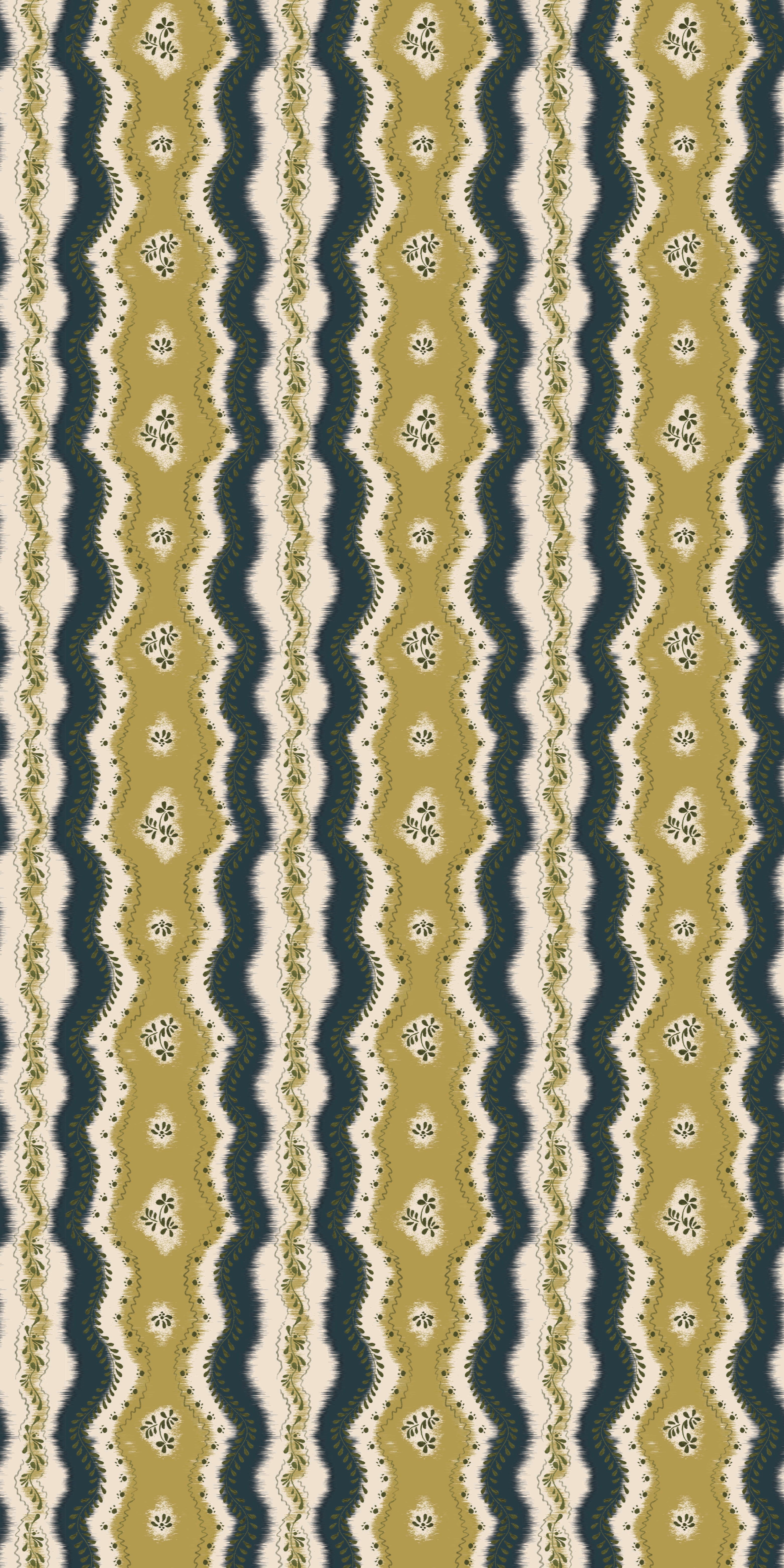 Kent Street in Ochre/Blue color