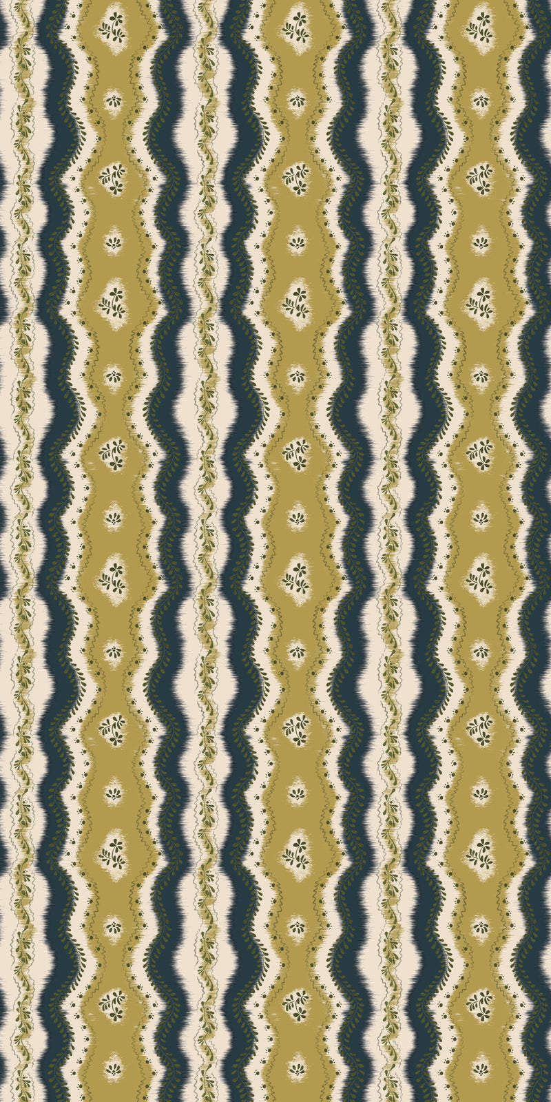 Kent Street in Ochre/Blue color