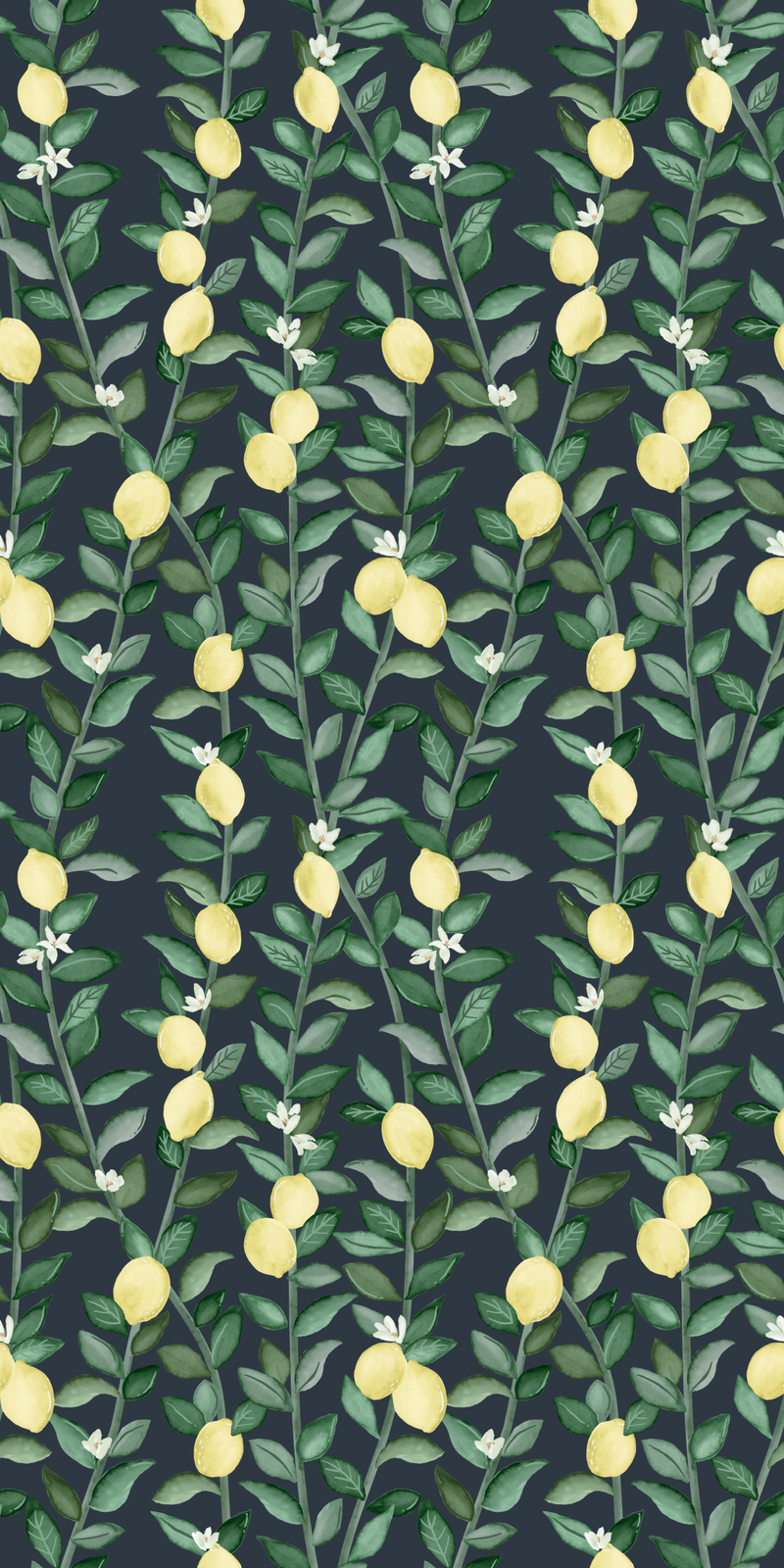 Lemons in Nighttime color