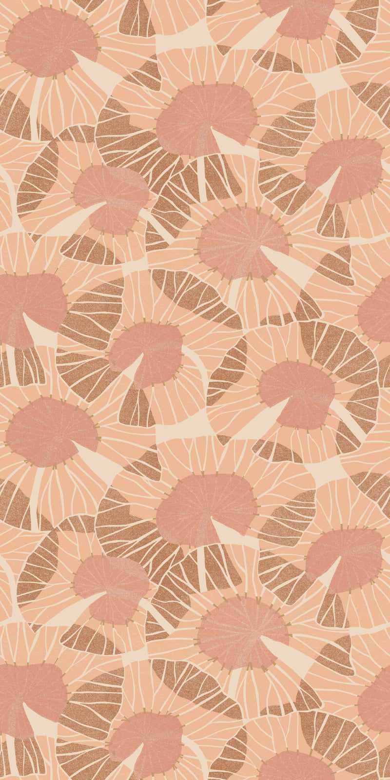 Lilypad in Terracotta color