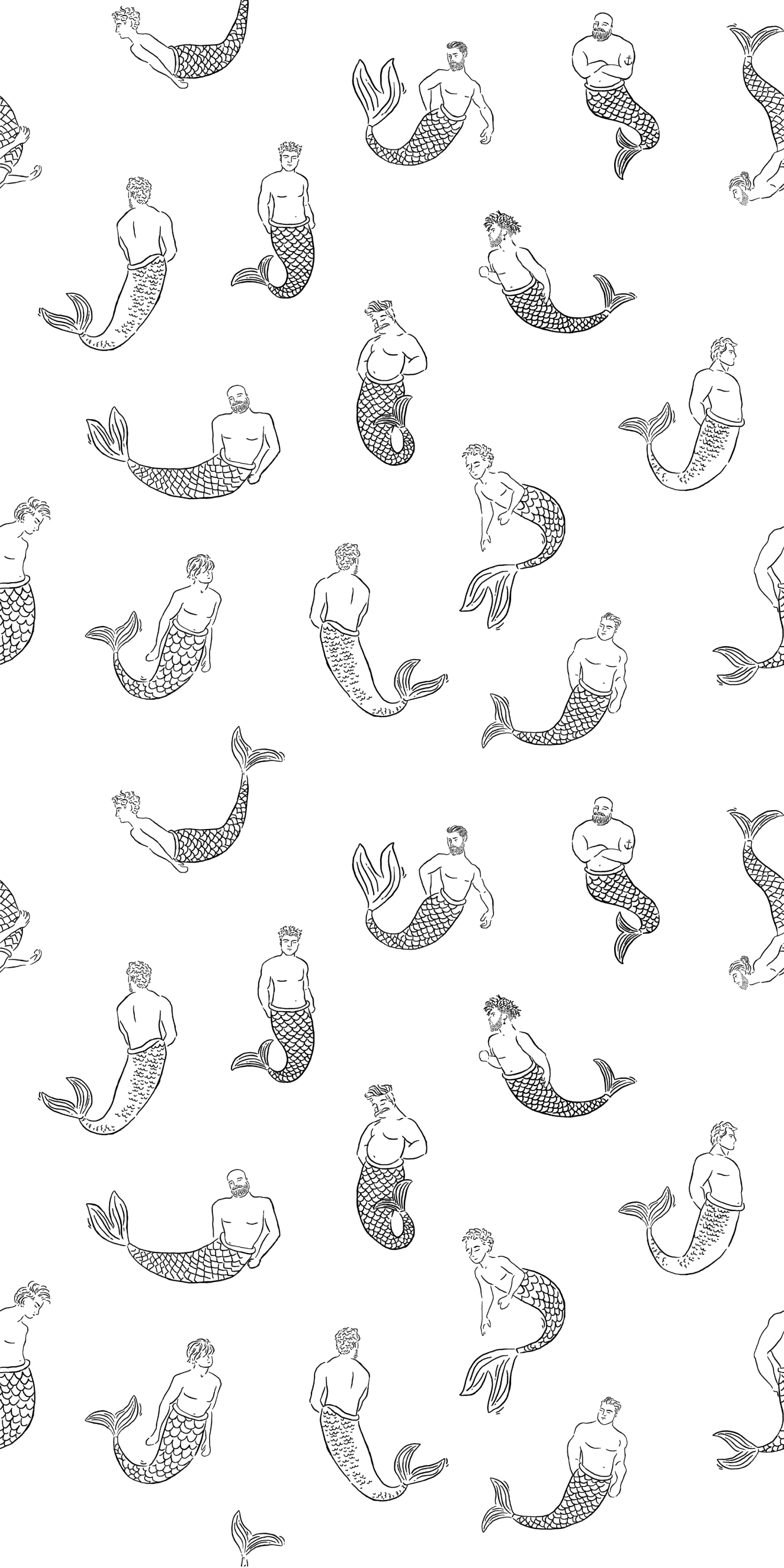 Mermen Chasing Paper mermen-chasing-paper