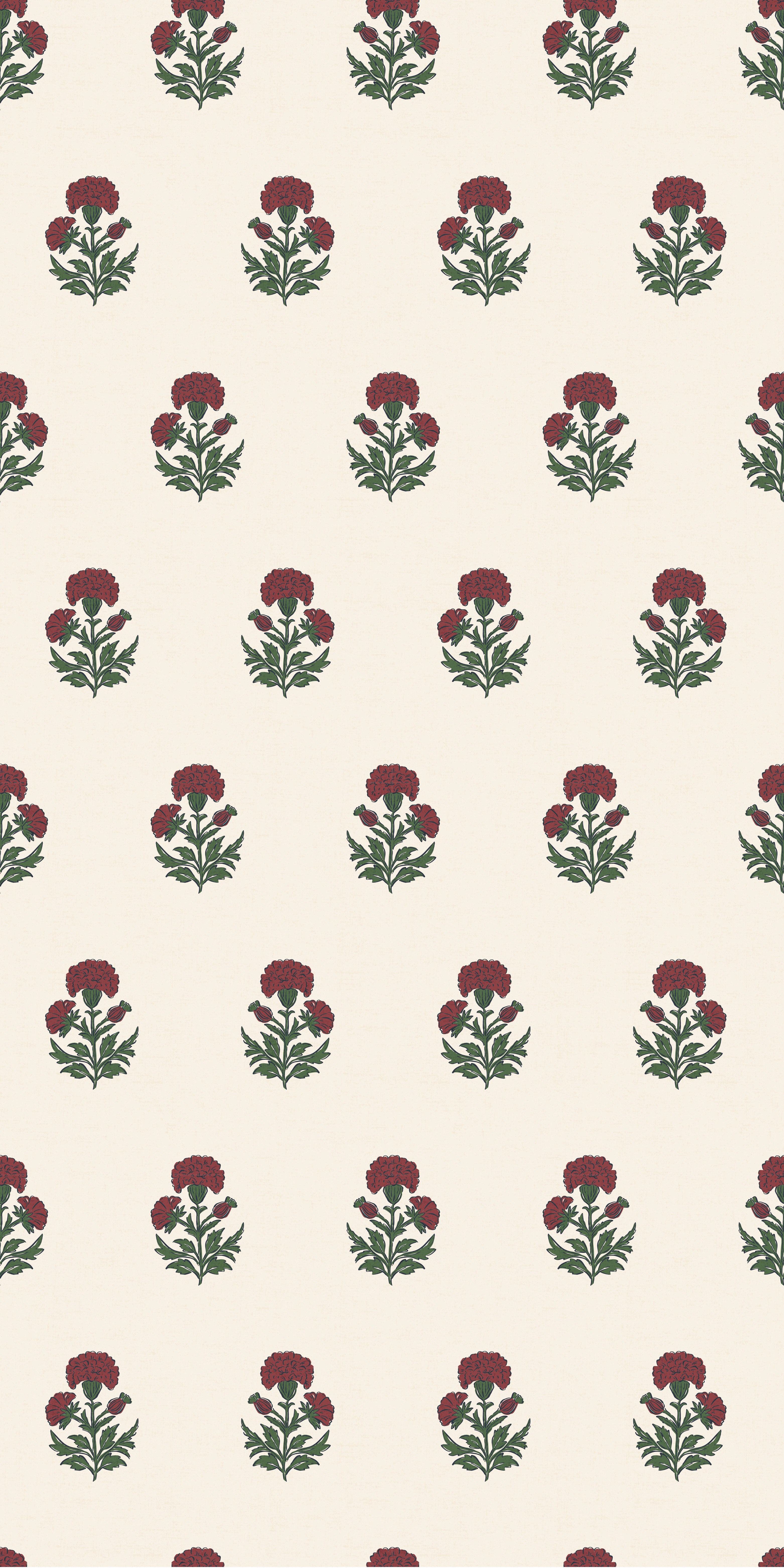Marigold Block Print