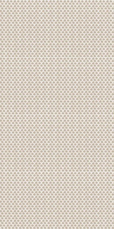 Markham Linen Fabric in Cream/Mushroom