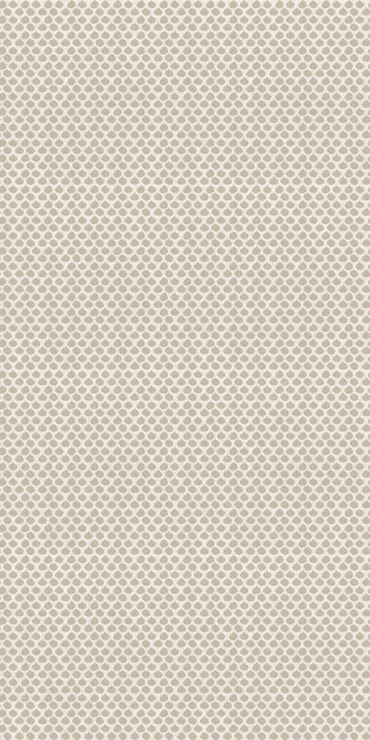 Markham Linen Fabric in Cream/Mushroom