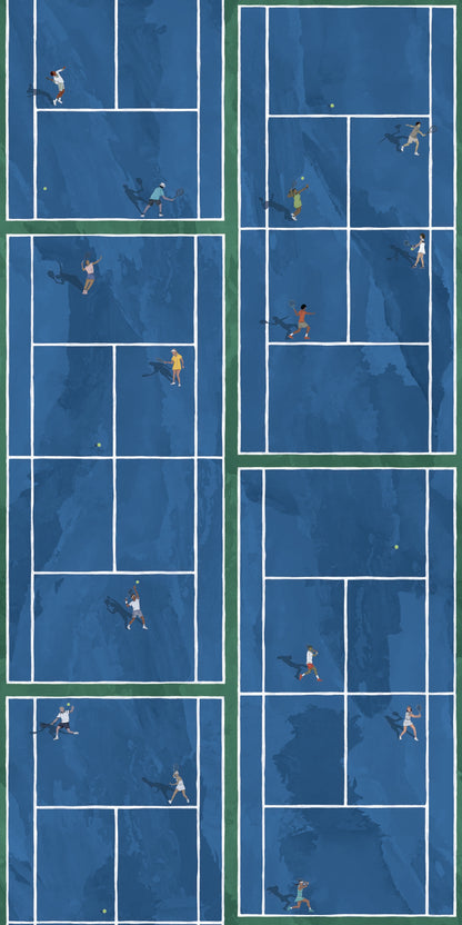 Image of Match Point in True Blue Wallpaper