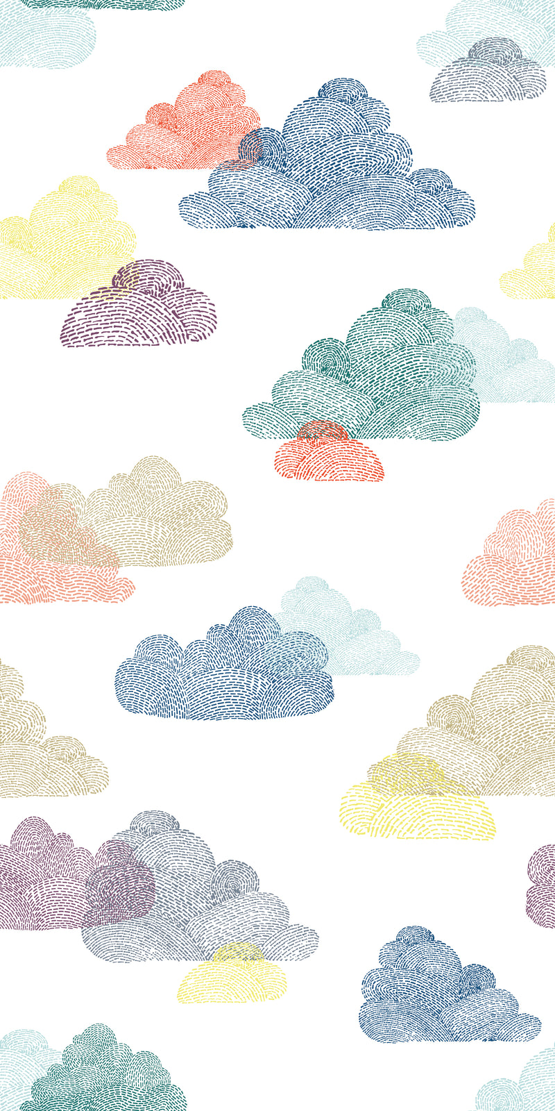 Overcast Stitch in White/Multi color