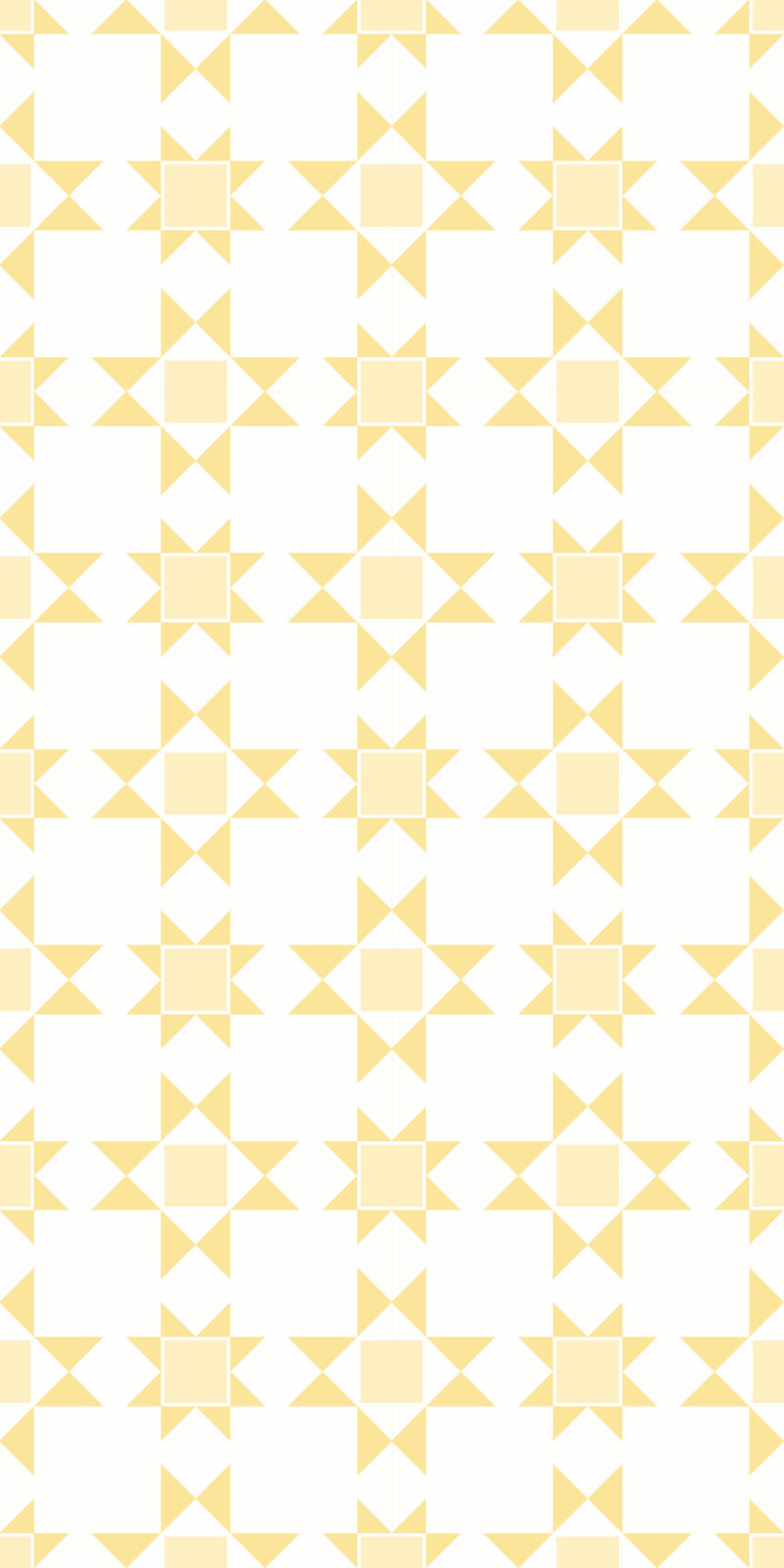 Patchwork Tile Decal in Canary color