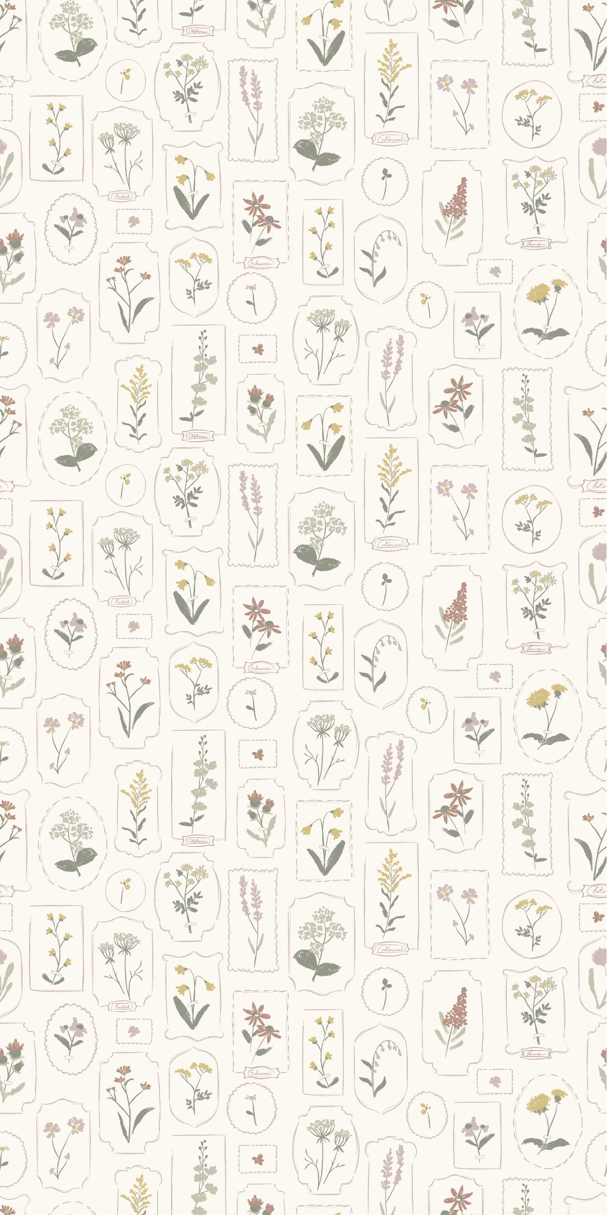 Petal Press Wallpaper in Multi