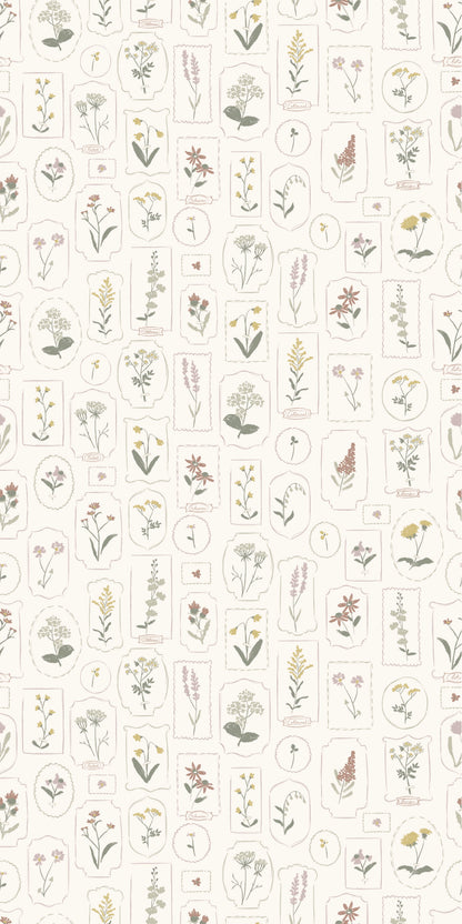 Petal Press Wallpaper in Multi