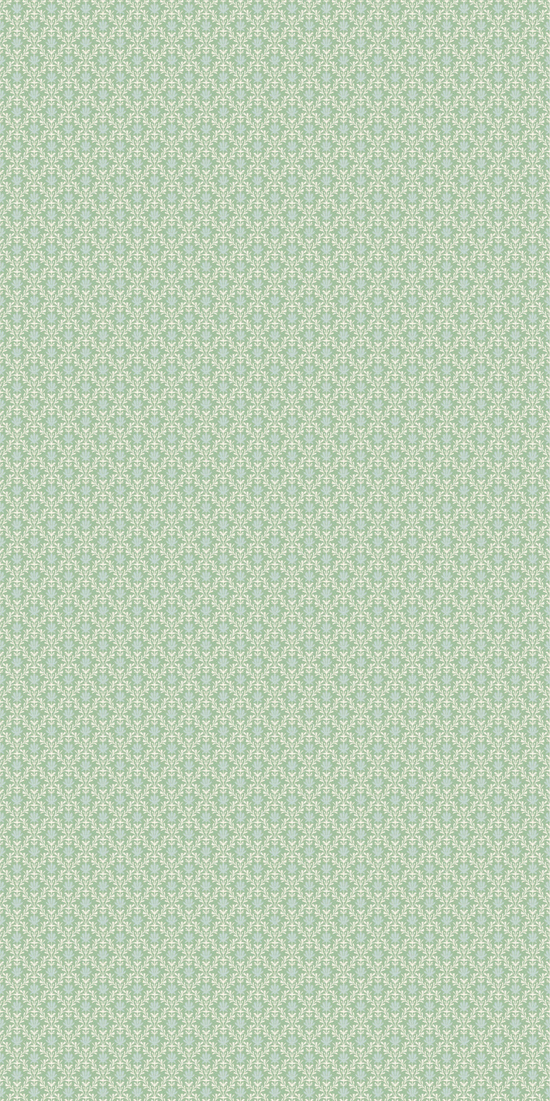 Petit Mist Floral in Spring Green color