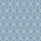 Image of Petite Damask in Chambray Wallpaper