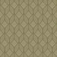 Image of Petite Damask in Olive Wallpaper