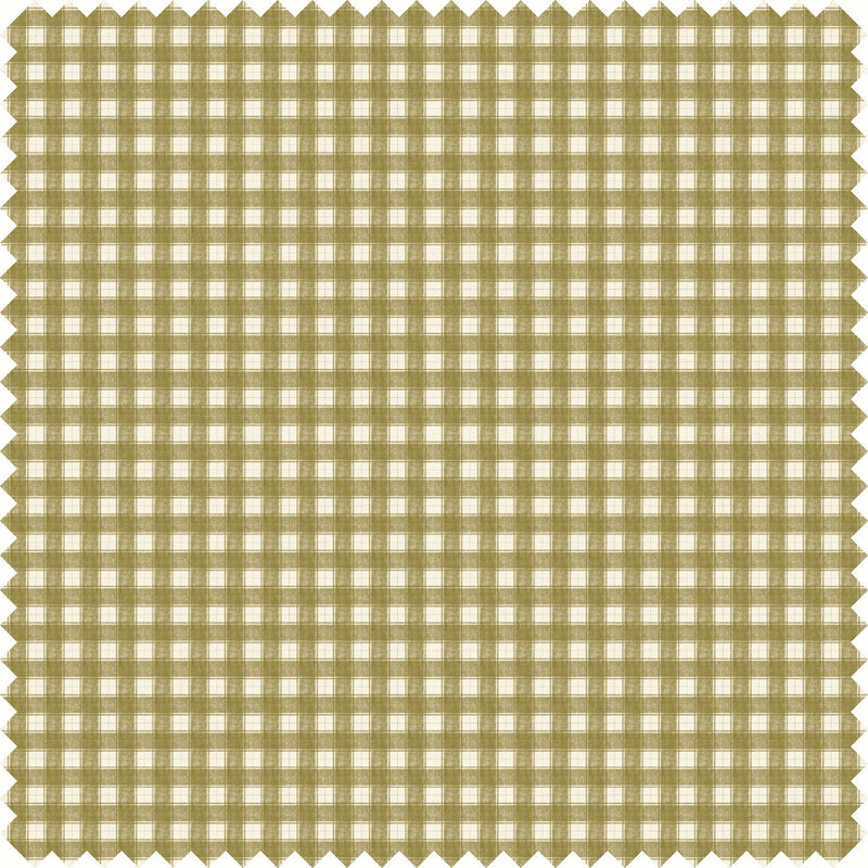 Picnic Plaid Fabric in Fern color