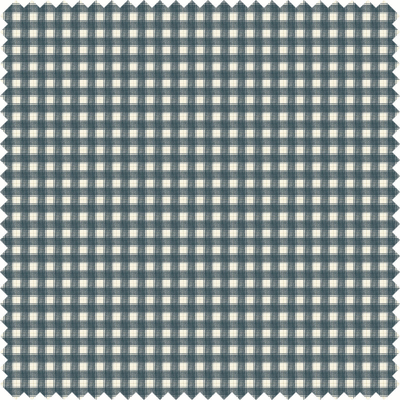 Picnic Plaid Fabric in Lagoon color