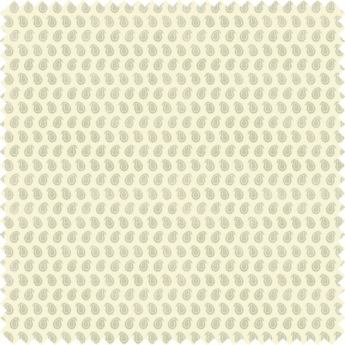 Pinewood Paisley Sheer Fabric Fabric in Moss
