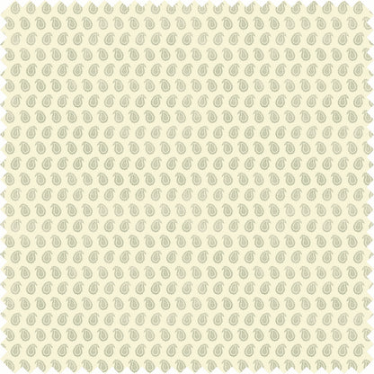 Pinewood Paisley Fabric Fabric in Moss