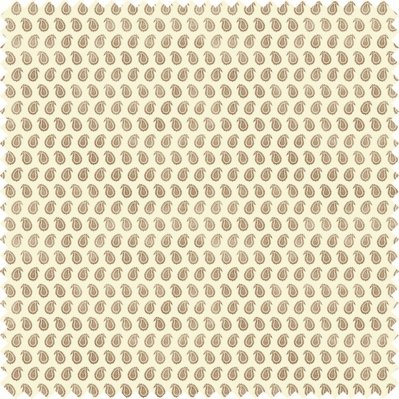 Pinewood Paisley Fabric in Mushroom color