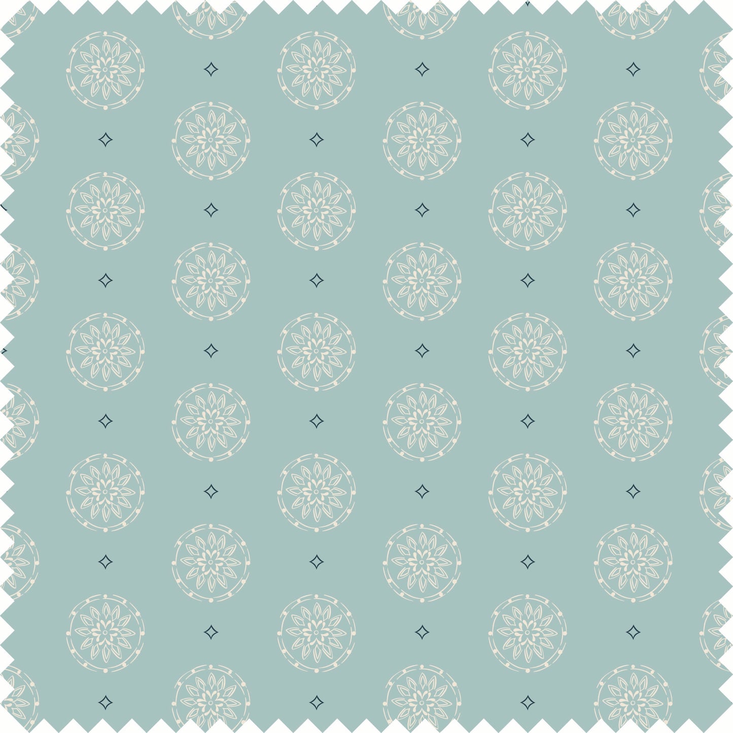 Pinwheel Fabric Fabric in Sky Blue
