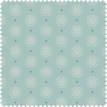 Pinwheel Fabric Fabric in Sky Blue