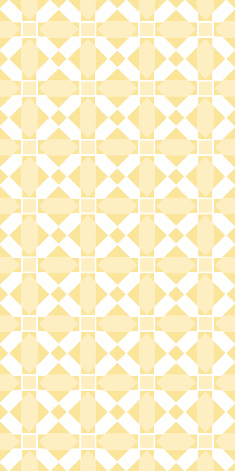 Quilt Block Tile Decal in Canary color