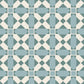 Quilt Block Tile Decal Tile/Flooring in Lake Blue