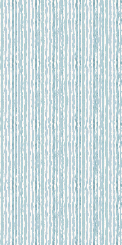 Ribbon Wallpaper in Pool