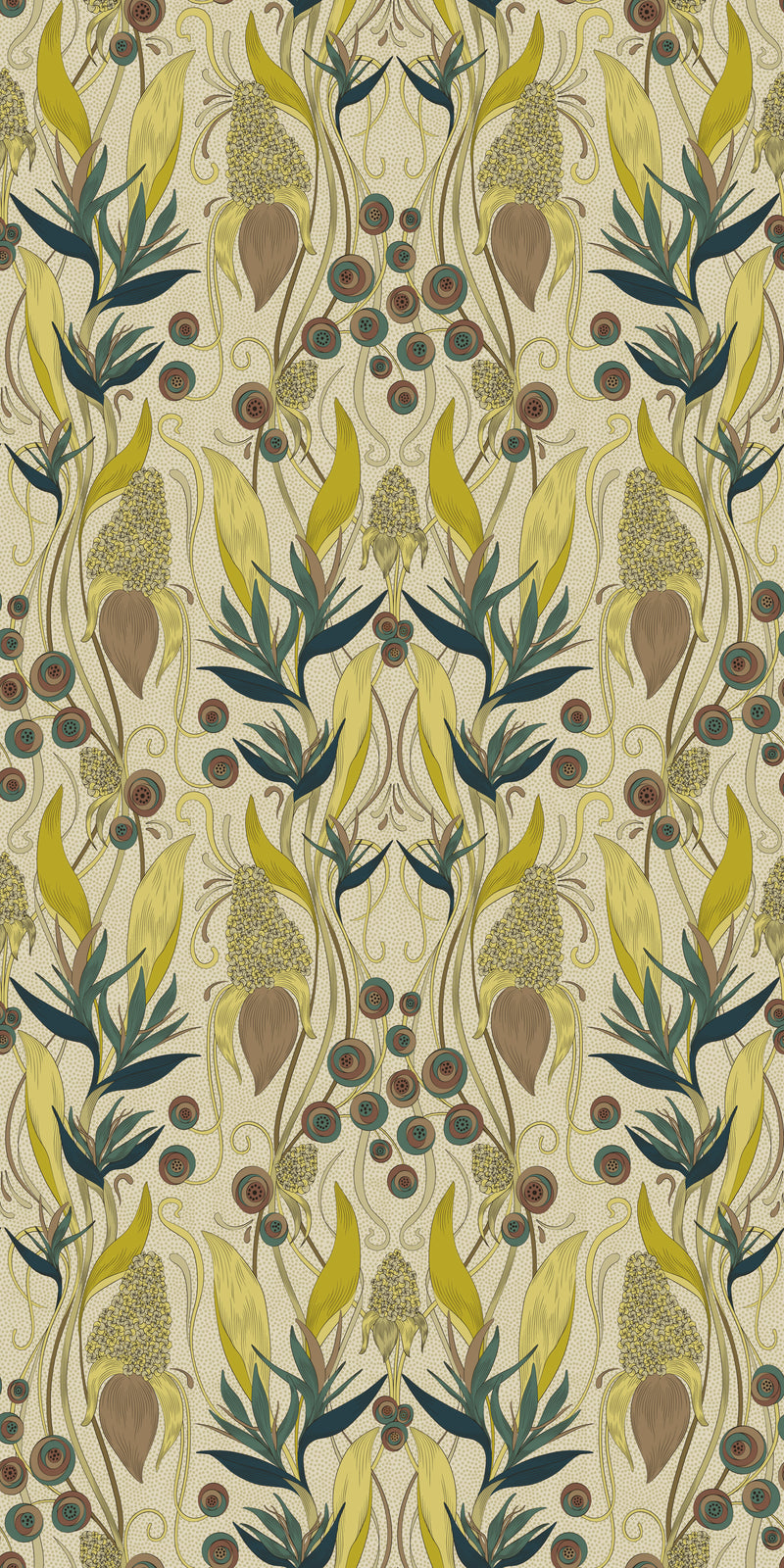 Ruth's Garden in Tide Lace color