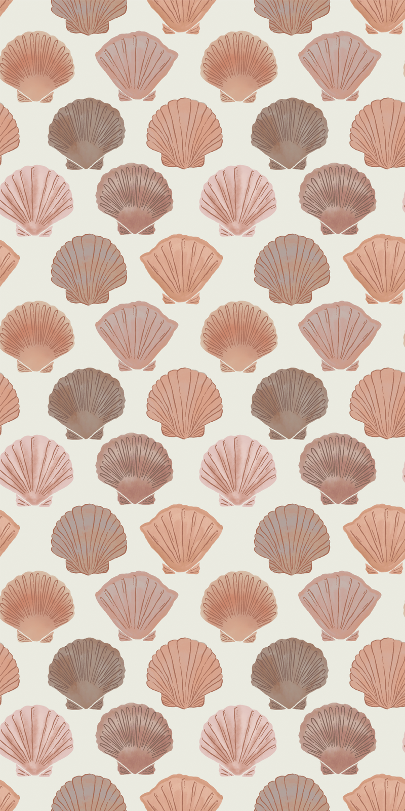 Shells in Orange color