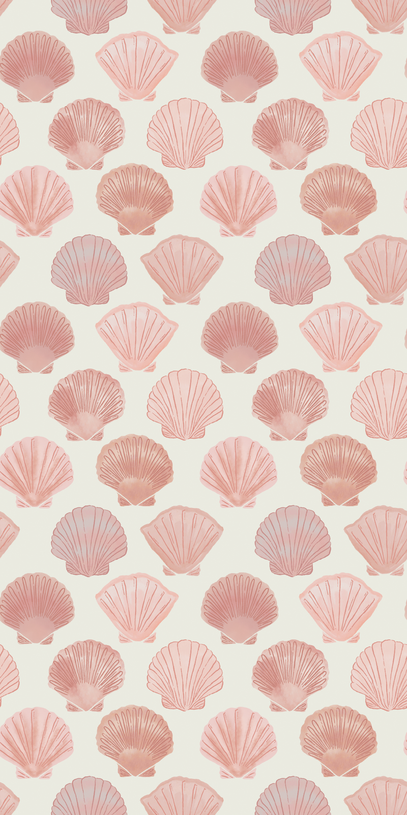 Shells in Pink color