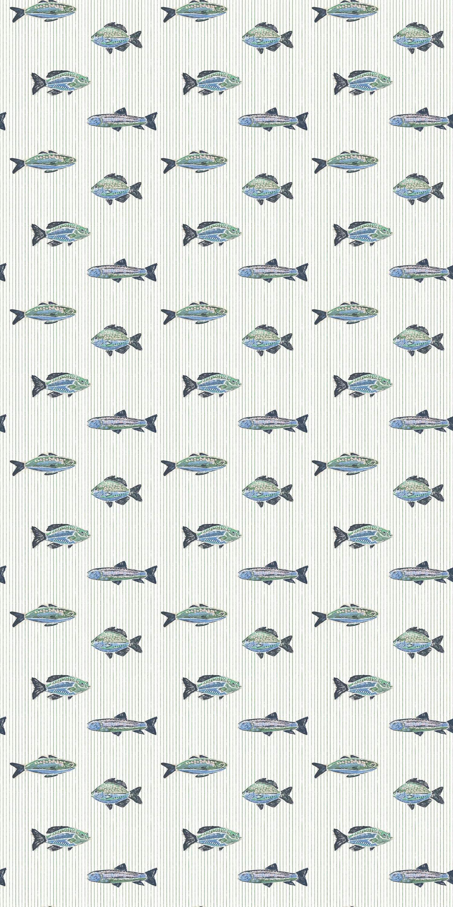 School of Stripes in Green color