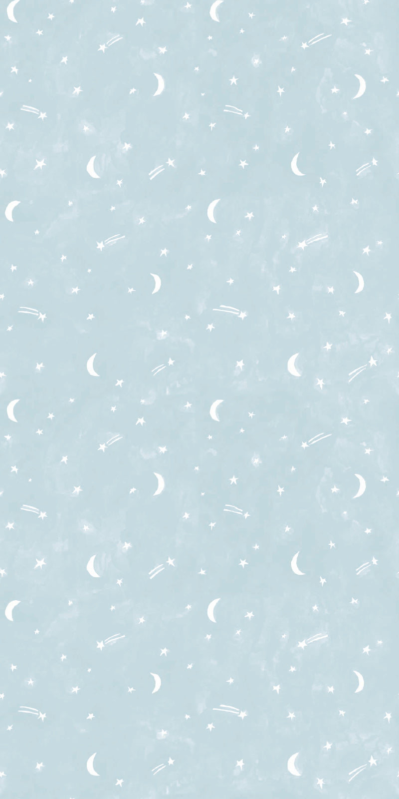 Starry Night in Light Teal color