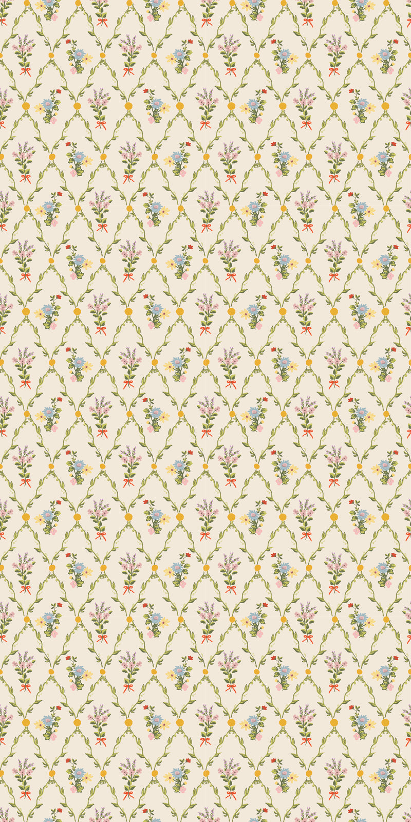 Summer Trellis in Multi color