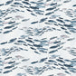 Image of Swimming Upstream in Blue Wallpaper