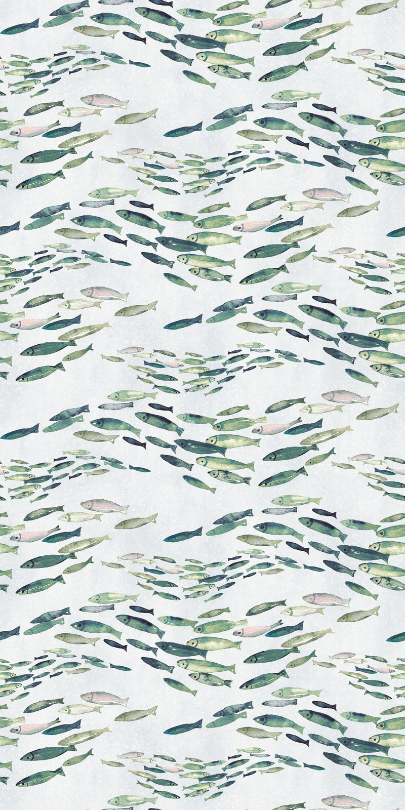 Swimming Upstream in Green color