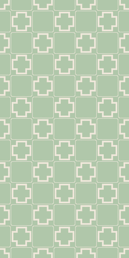 Test Terra Tile Decal Tile/Flooring in Mint