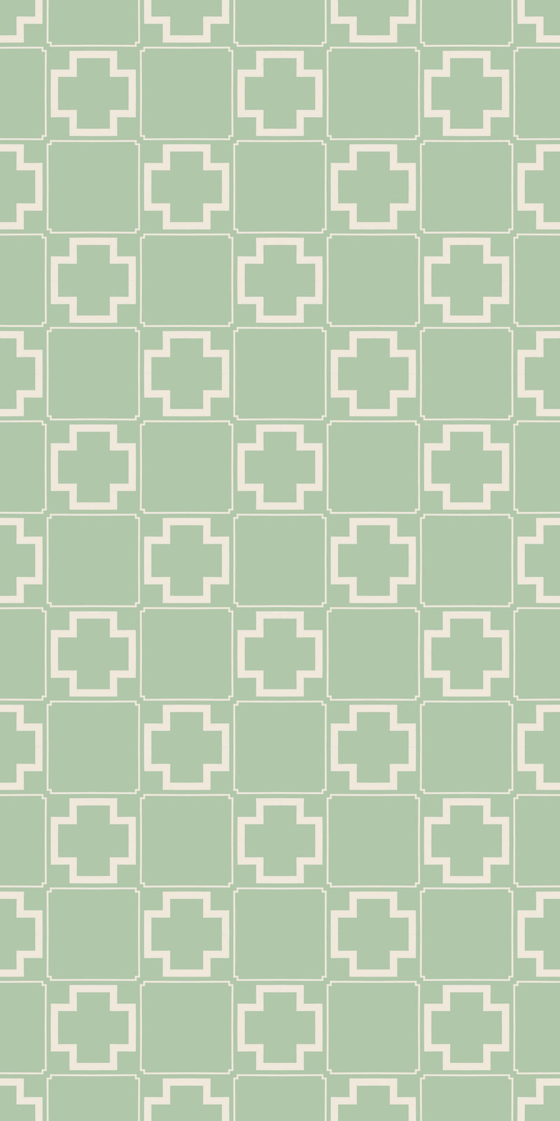 Terra Tile Decal in Mint color