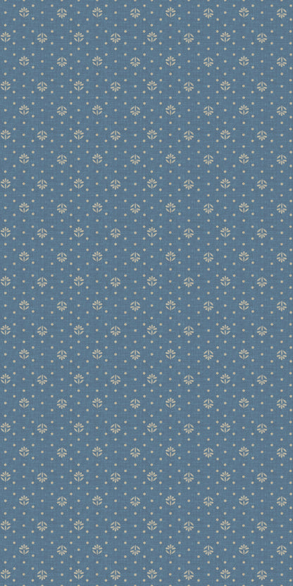 Image of Threaded Petal in Blue Wallpaper