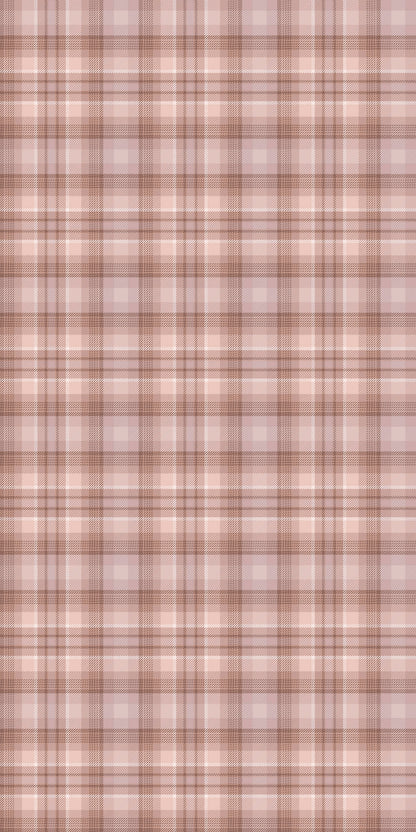 Image of Tonal Plaid in Petal Wallpaper