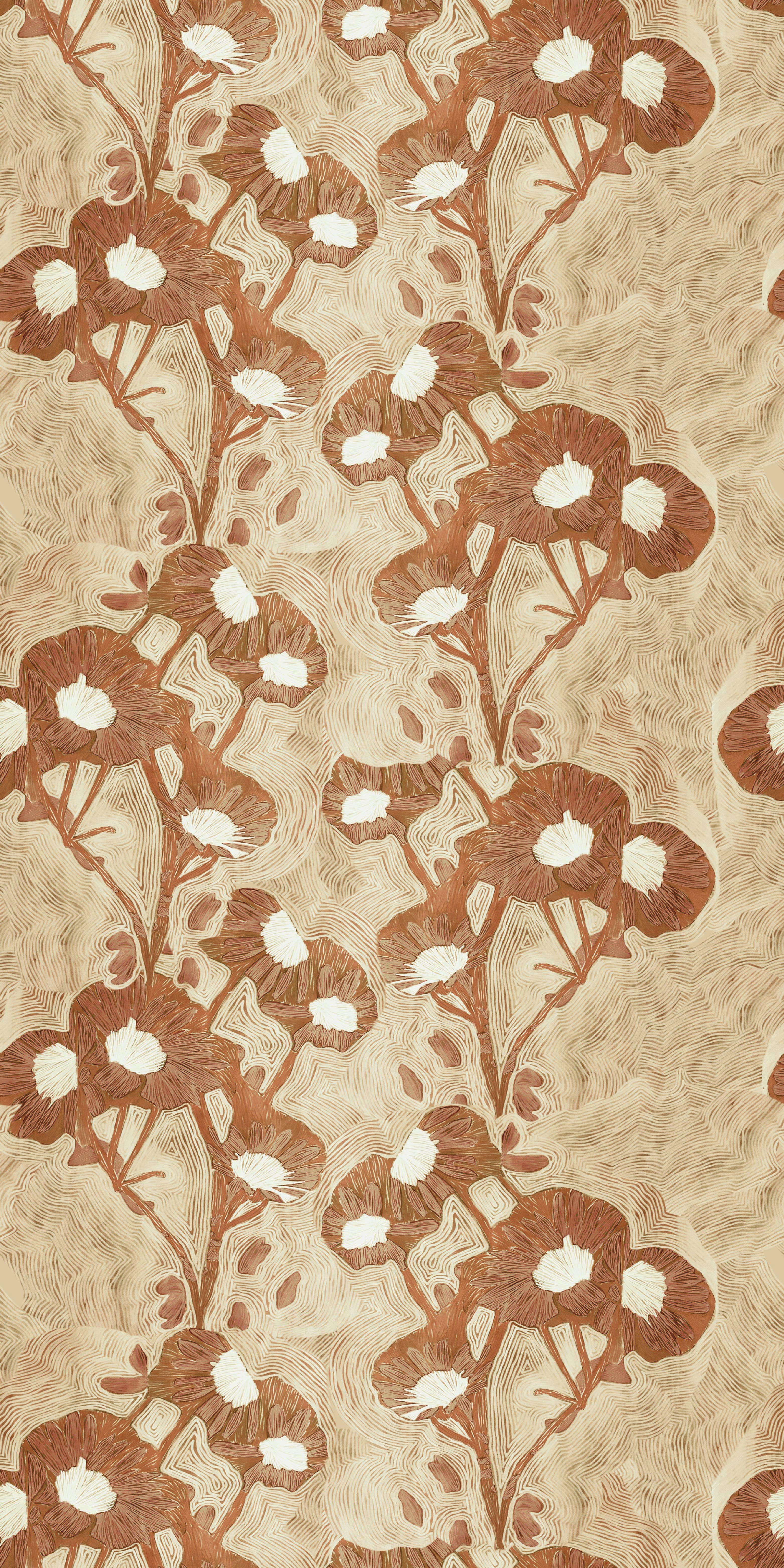 Trellis in Ginger color