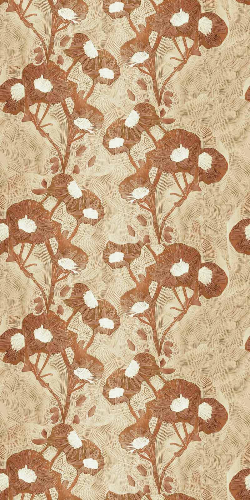Trellis in Ginger color