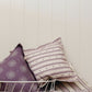 Trio Stripe Fabric in Mauve/Petal
