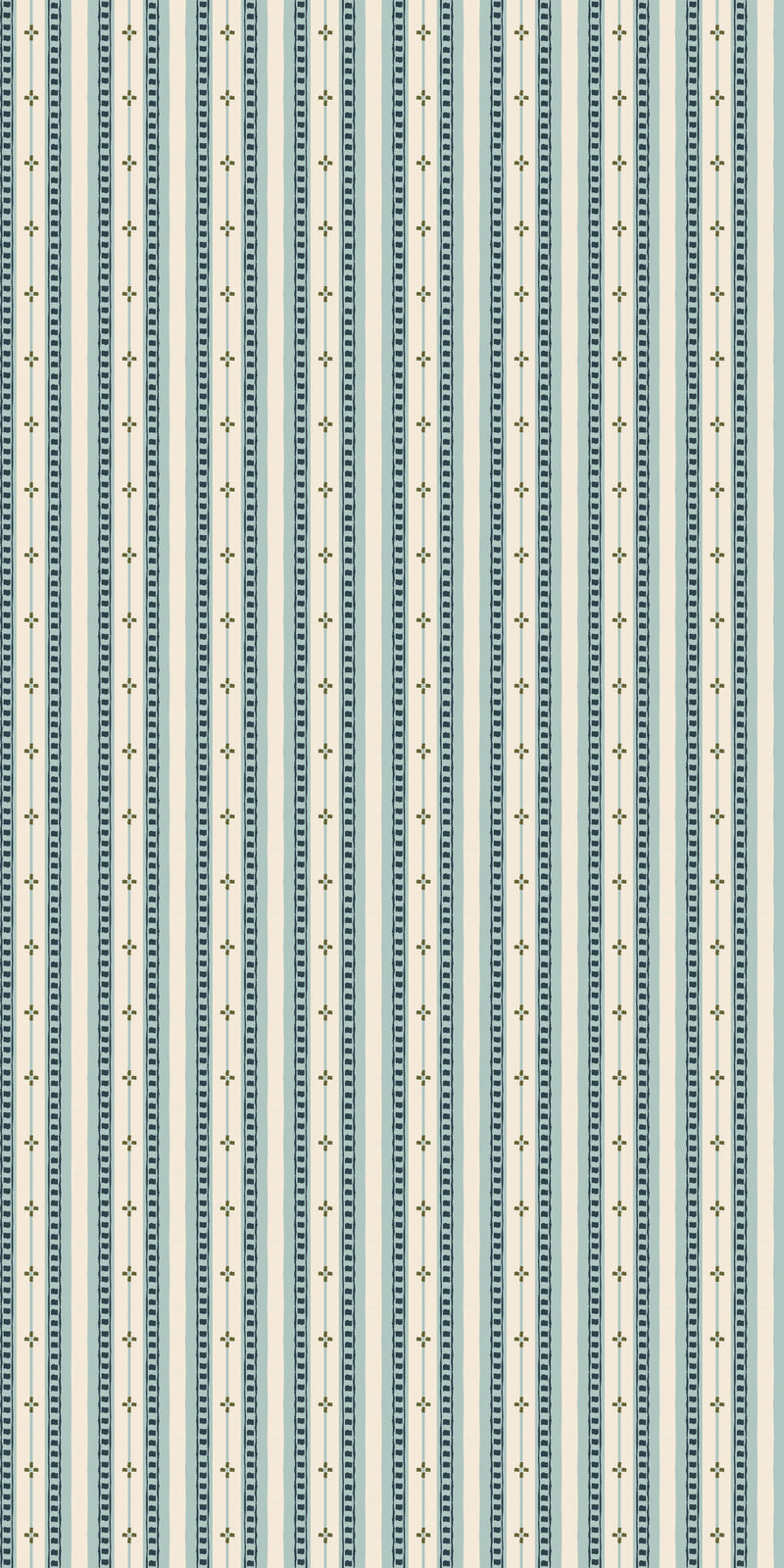 Trio Stripe in Sky Blue color