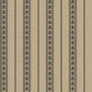 Image of Tulip Ticking Stripe in Charcoal/Dark Tan Wallpaper