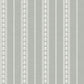 Image of Tulip Ticking Stripe in White/Blue/Gray Wallpaper