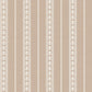 Image of Tulip Ticking Stripe in White/Blush Wallpaper