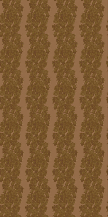 Vine Wallpaper in Copper