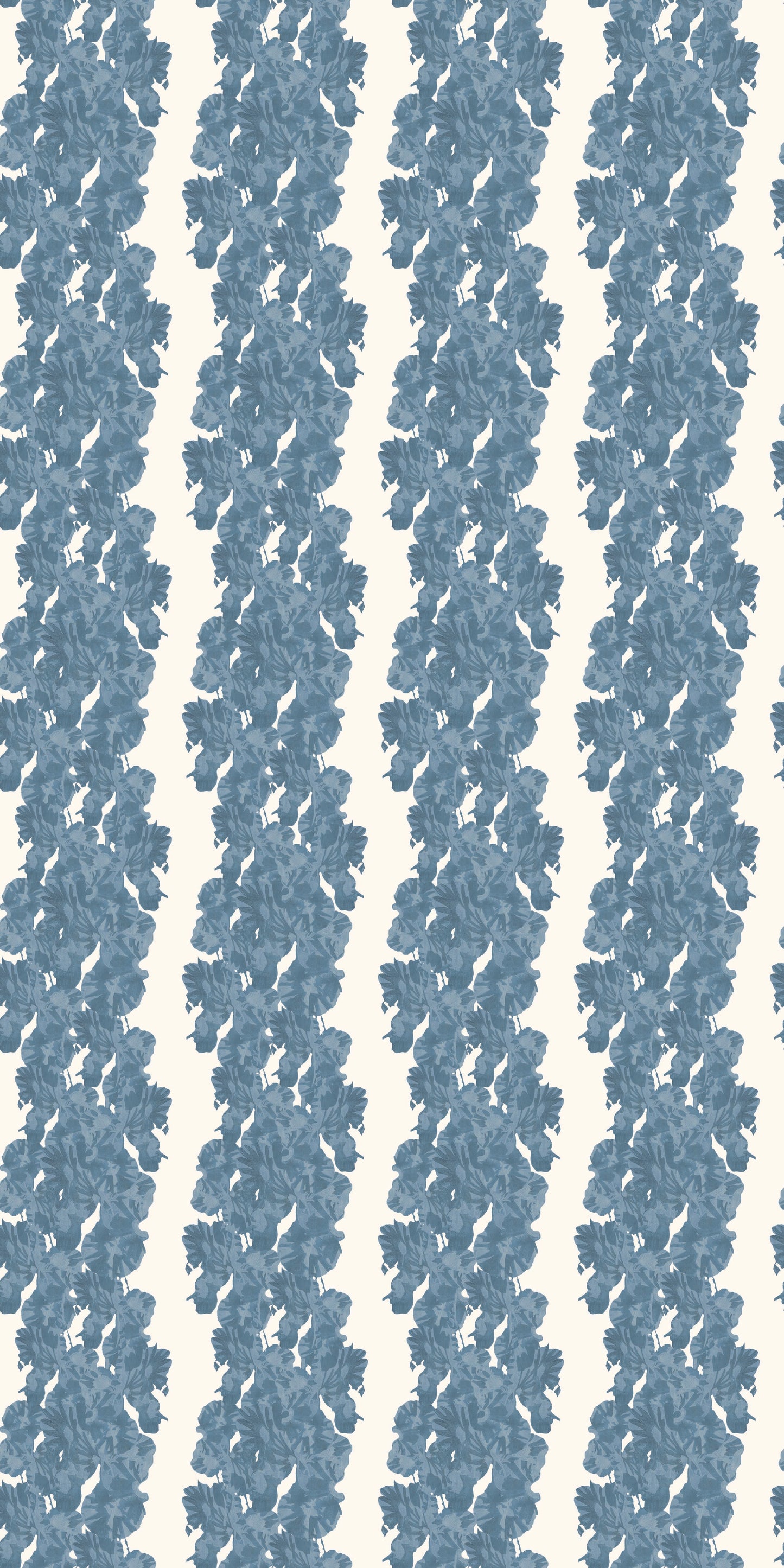 Vine Wallpaper in Dutch Blue