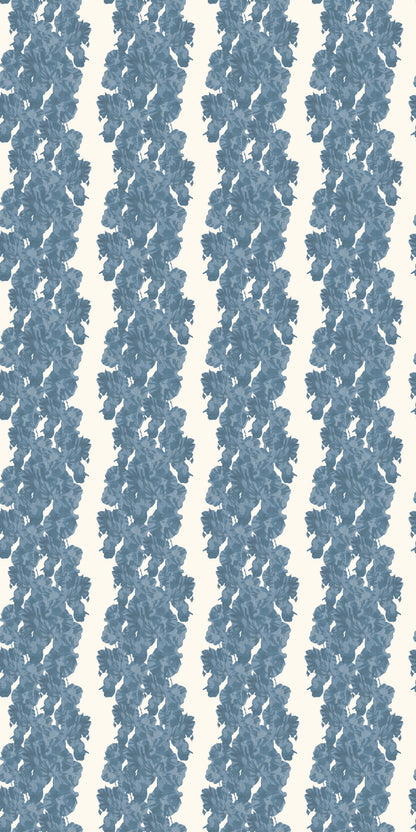 Vine Wallpaper in Dutch Blue