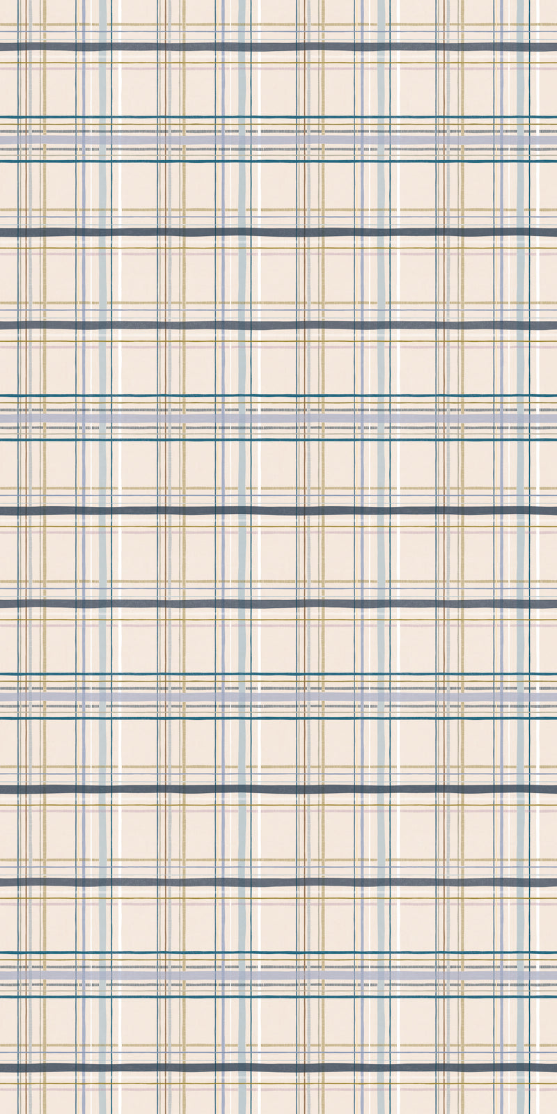 Vintage Plaid in Bluebonnet color
